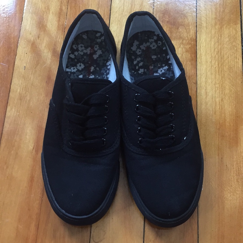 All Black sneakers